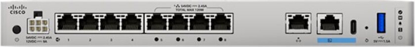 Secure Firewall 1210Cp - Sikkerhetsapparat - 1Gbe - Skrivebord