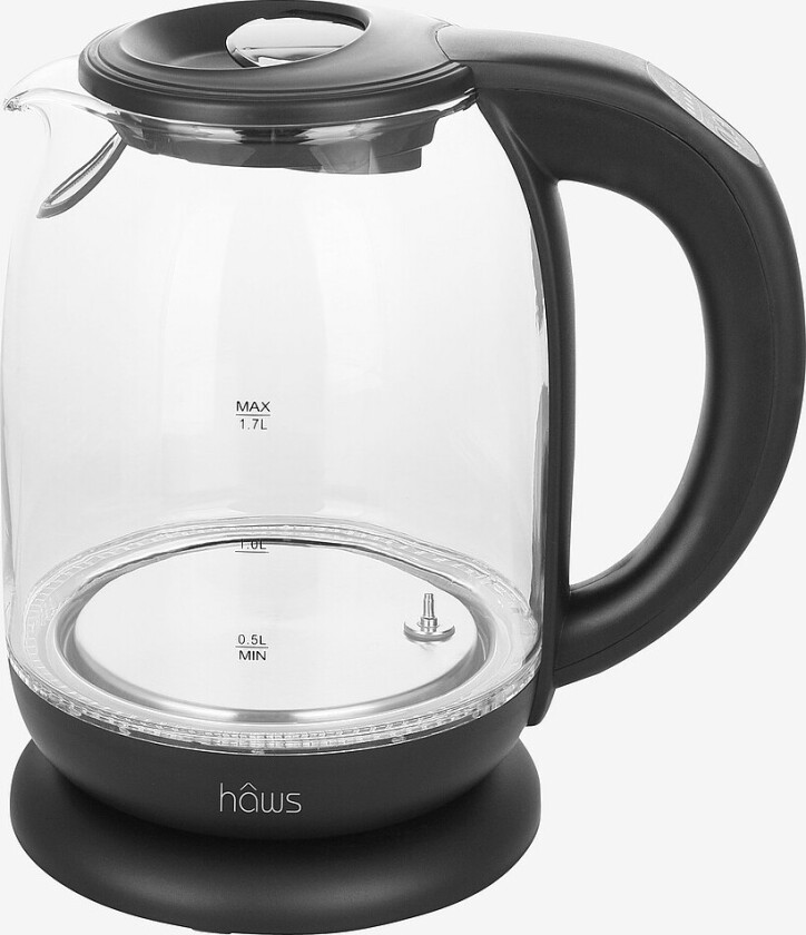 Vannkoker Glass 1,7 L 2200W - Sølv