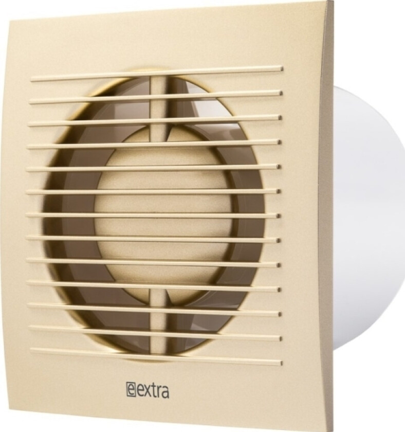 Household Fan E-Extra Ee100g, Dn100, Gold Color.