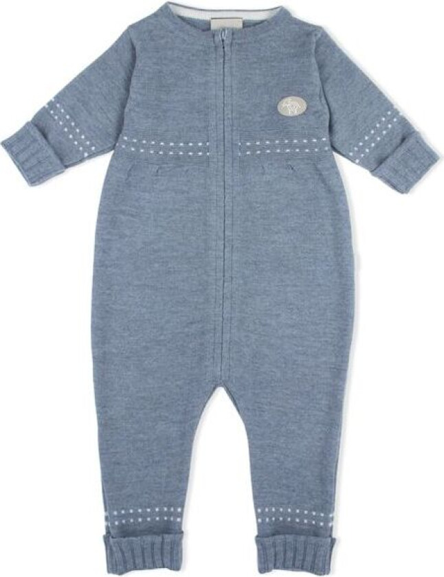 Lillelam Sparkedress Tynn Ull Mellomblå