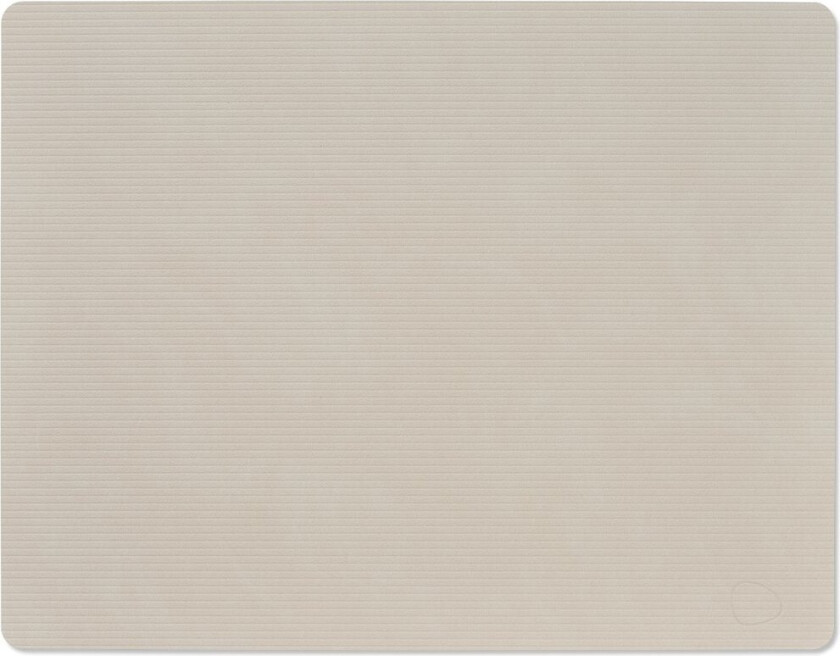 Corduroy bordbrikke square L Oyster White