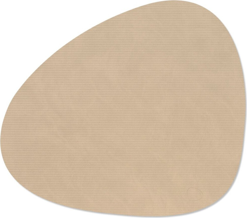 Corduroy bordbrikke curve L Sand