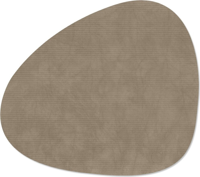 Corduroy bordbrikke curve L Nomad Grey