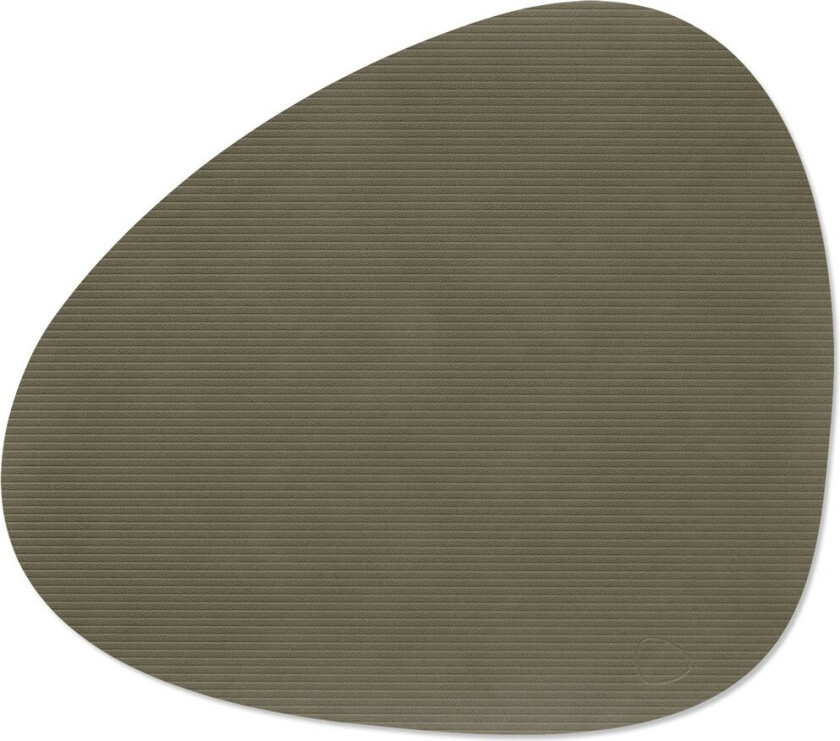 Corduroy bordbrikke curve L Army Green