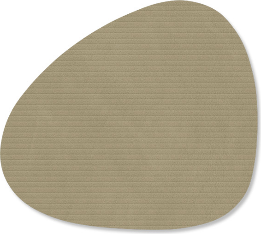 Corduroy glassunderlag curve Herbal Dust