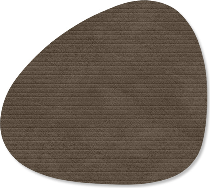 Corduroy glassunderlag curve Caviar