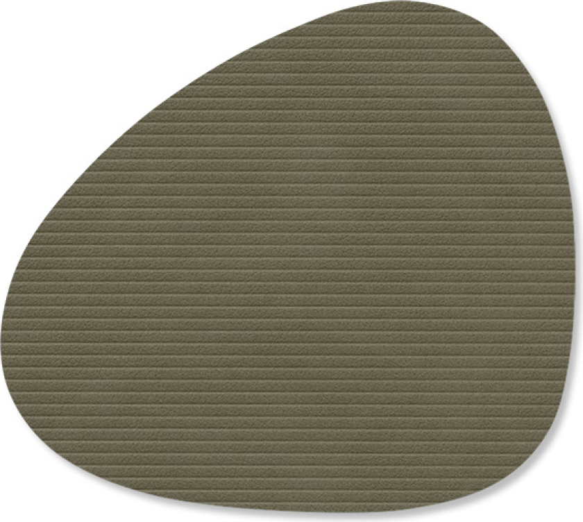 Corduroy glassunderlag curve Army Green