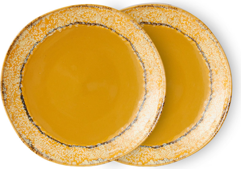 70's tallerken 22 cm 2-pakning Paradis