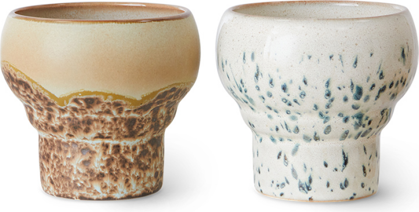 70's lungo krus 24 cl 2-pakning Coral