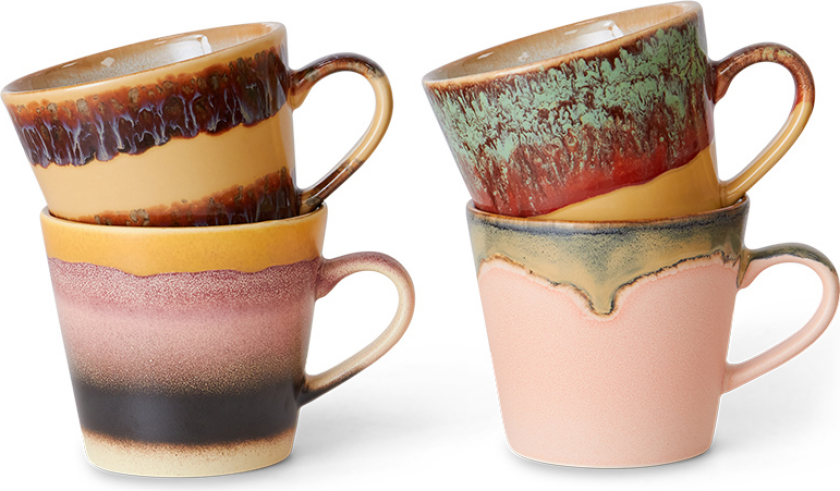 70's cappuccinokrus 4-pakning Vista