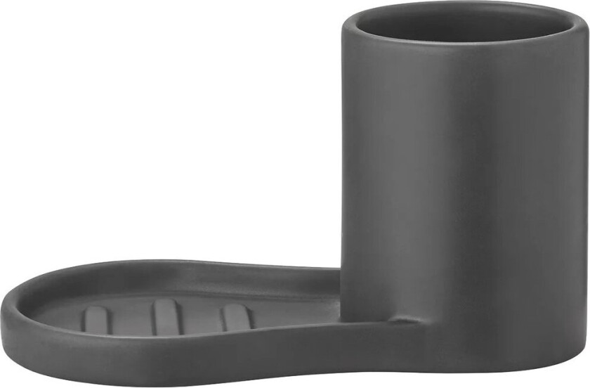 Piro oppvaskbørste- og såpedispenser Svart