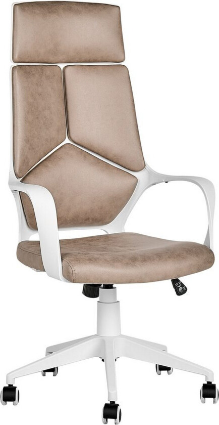 Kontorstol Delight Beige/hvit - Beige/hvit