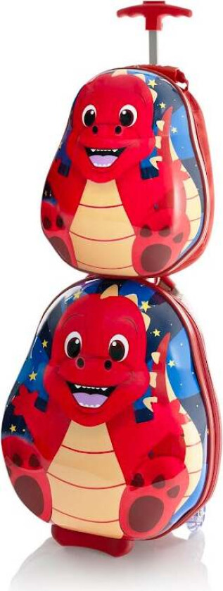 Travel Tots Set Koffert & Ryggsekk, Dinosaur - Kofferter - Polyester,Plast