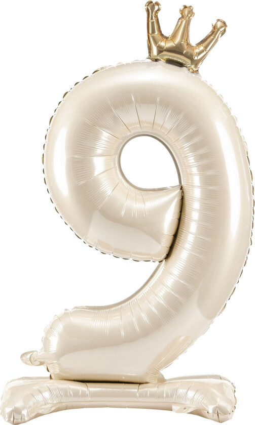 Tallballong Stående Kremhvit - Tall 9