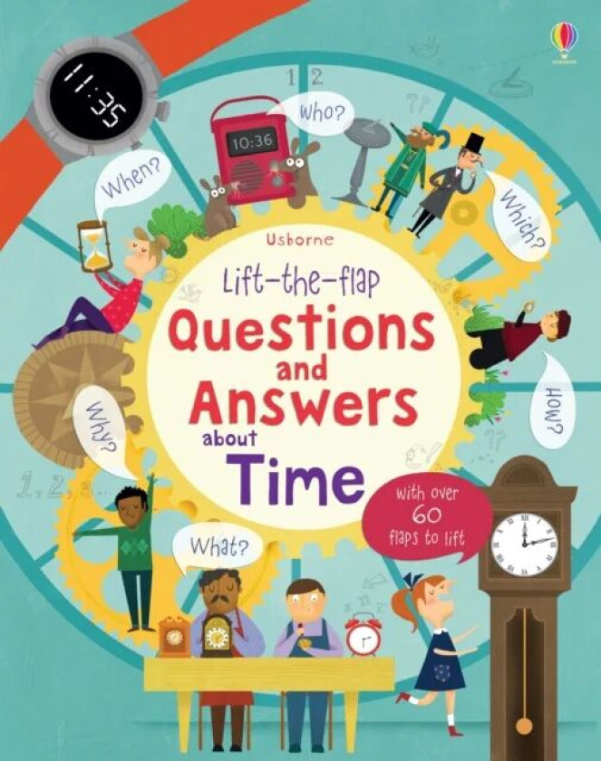 Lift-the-flap Questions and Answers about Time av Katie Daynes