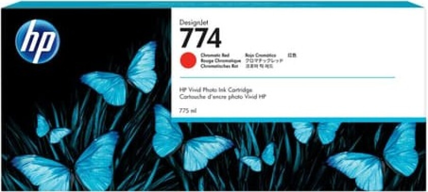 Hp Blekk Chromatic Rød 774 - Dj Z6810