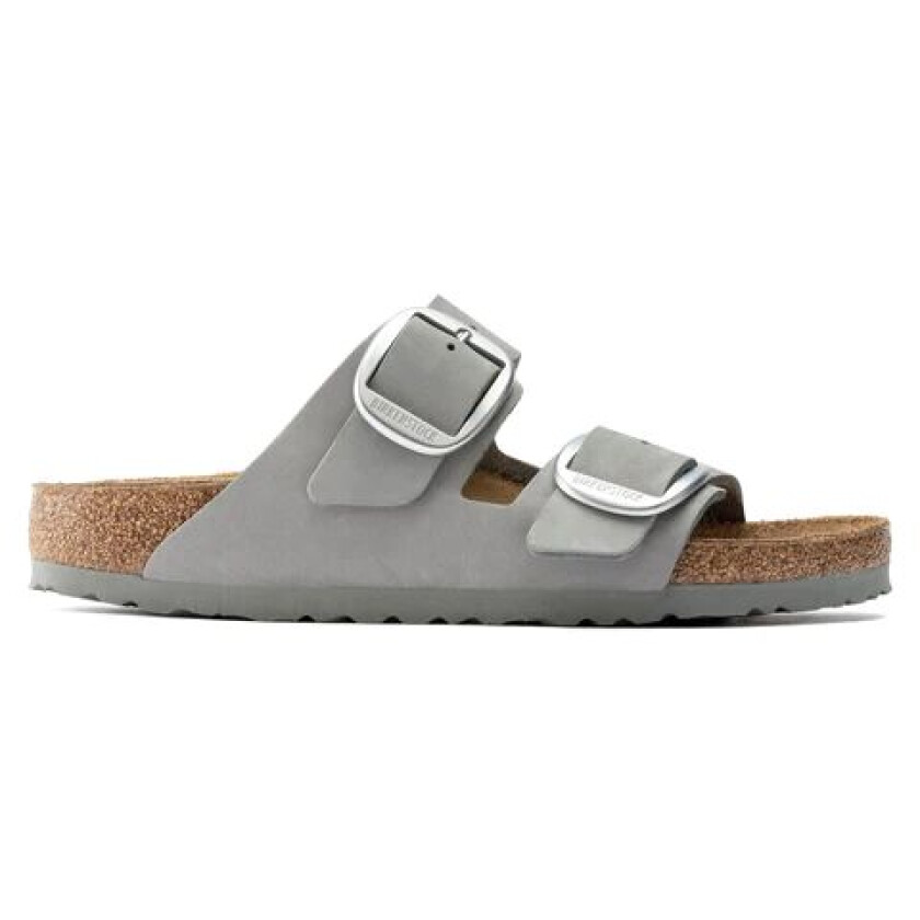 Arizona Big Buckle Nubuck Leather Narrow - Dove Gray 42
