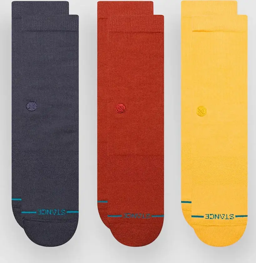 Icon 3 Pack Sokker blå