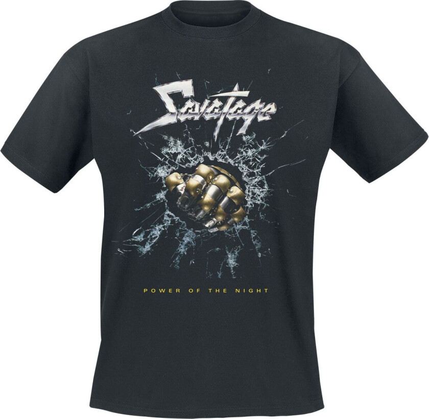 T-skjorte - Power of the night - S til 4XL - Herrer - svart