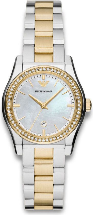 Emporio Armani Federica AR11559 - Kvarts - Sølv - Dameklokker - Rustfritt stål - ledd m/pin - Mineral