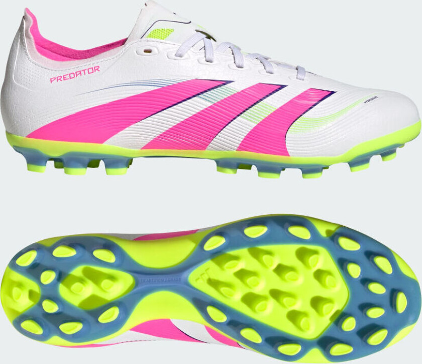 Predator League 2G/3G AG Celestial Victory - Fottøy Hvit/Lucid Pink/Sitron - Kunstgress (AG), størrelse 43⅓