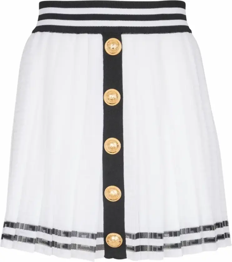 Dame, Skjørt, Hvit, 2XS