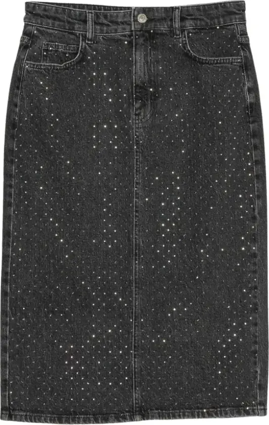 Dame, Skjørt, Svart, M