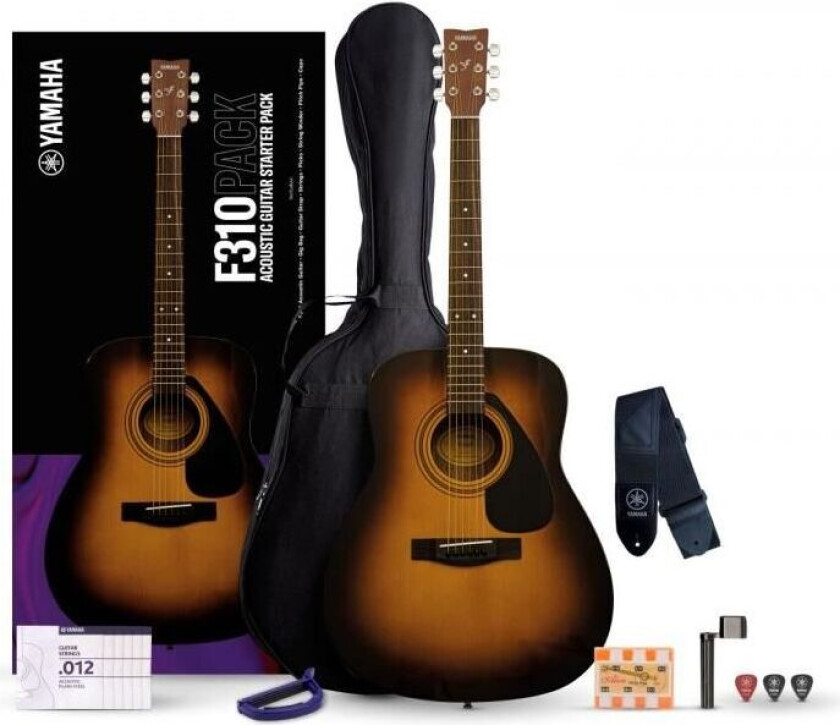 F310II Tobacco Sunburst Pakke