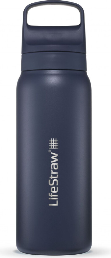 Bilde av LifeStraw Go 2.0 Stainless Steel Water Filter Bottle 700ml, Mørkeblå