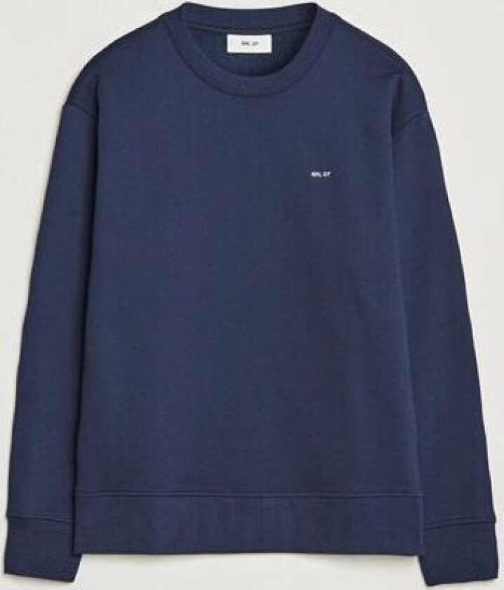 Briggs Logo Crew Neck Sweatshirt Navy Blue