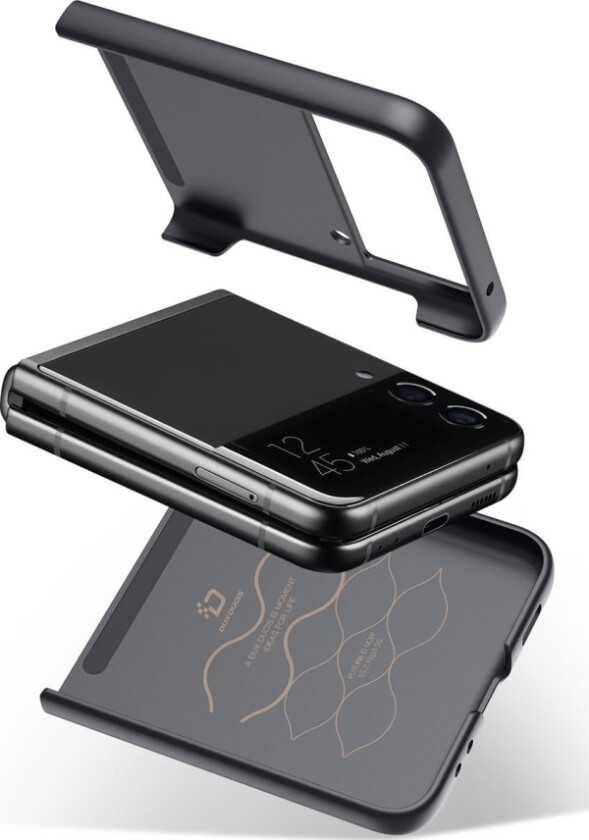 Fino Deksel Nylonmateriale Samsung Galaxy Z Flip 3 Svart