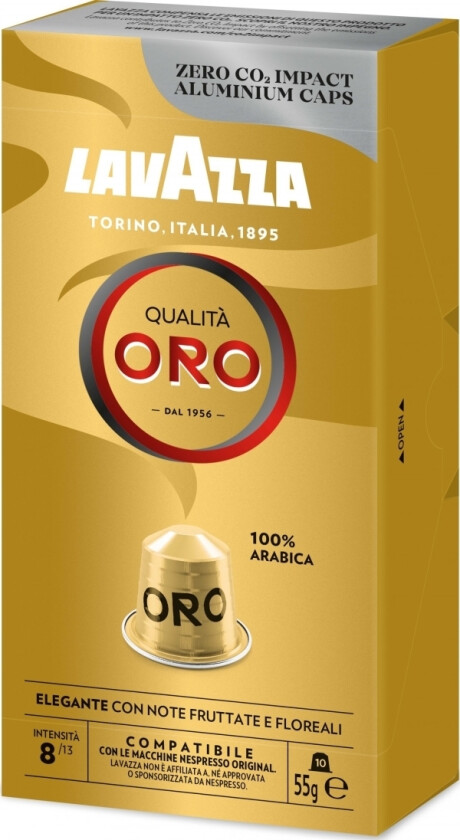 Lavazza 3X Nespresso Qualita Oro Kapsler 10 Stk.