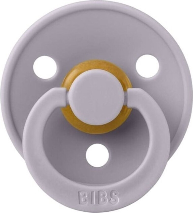 Bibs Smekker Farge Fossil Grå M Hevea Gummi Beroligende Smokk