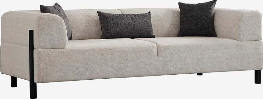 Bilde av Sofa med 3 seter Gio - Hvit