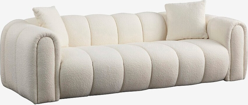 3-seters sofa Puffy - Hvit