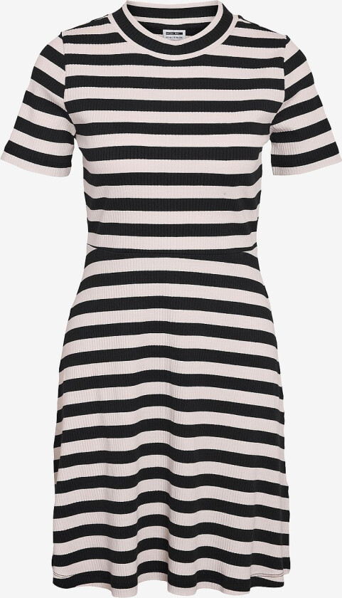 Kjole nmElinor S/S Skater Dress Jrs - Grå