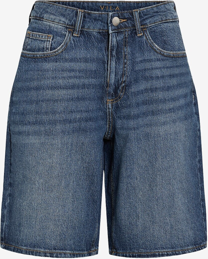 Jeans-shorts viJaf RW Bermuda Shorts Mbd/bfs - Blå