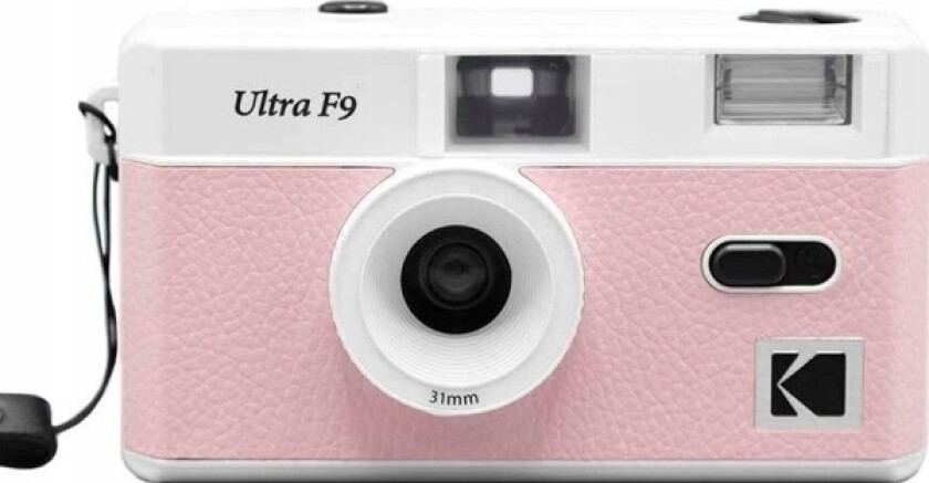 Ultra F9 F 9 Analogt Kamera For 35 Mm Film + Blits - Rosa