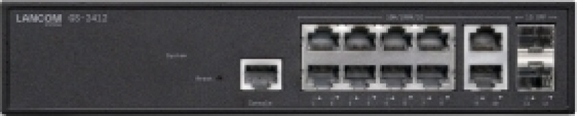 Gs-2412, Håndtert, L2+, Gigabit Ethernet (10/100/1000), Rack-Montering