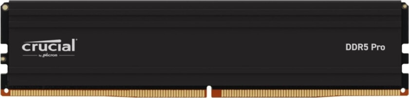 Pro - Ddr5 - Sett - 128 Gb: 2 X 64 Gb - Dimm 288-Pin - 2800 Mhz / Pc5-44800 - Cl46 - 1.1 V - Ikke-Bufret - On-Die Ecc - Svart