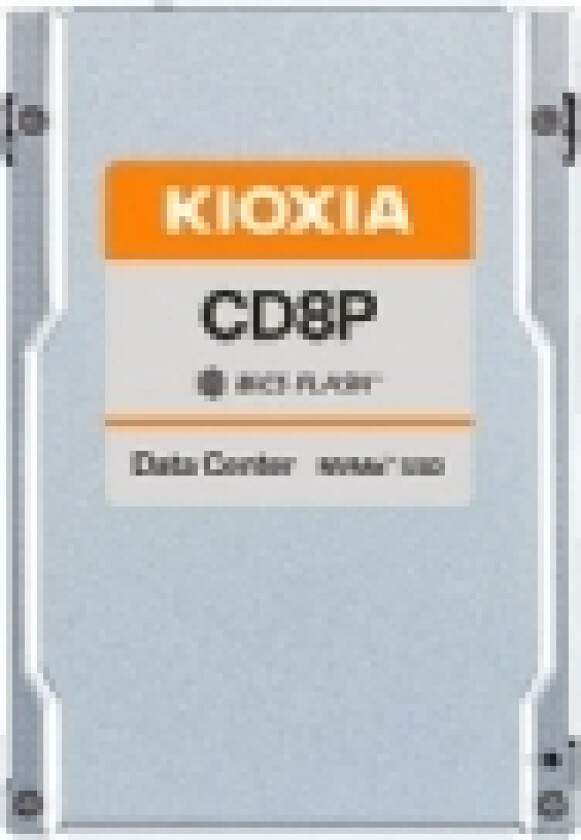 KIOXIA CD8P-V Series KCD8XPUG12T8 - SSD - Data Center, Mixed Use - 12800 GB - intern - 2.5 - PCI Express 5.0 x4 (NVMe)