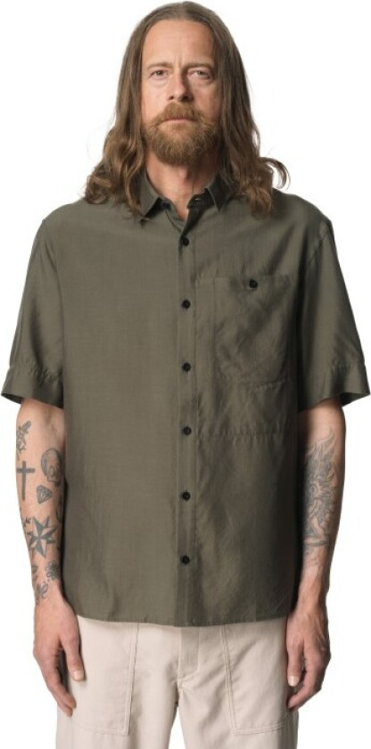 M's Tree Shortsleeve Shirt Dawn Green