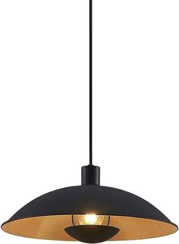 Narisara hengelampe svart-gull 1lk. 40 cm