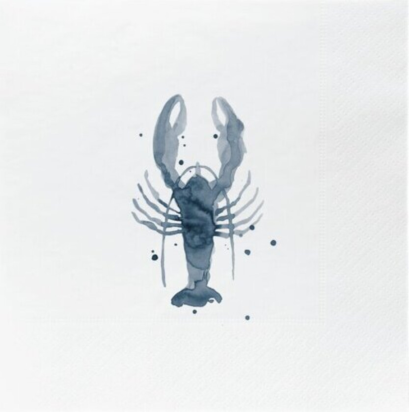 Lunsjserviett 16,5x16,5 cm 20 stk hummer