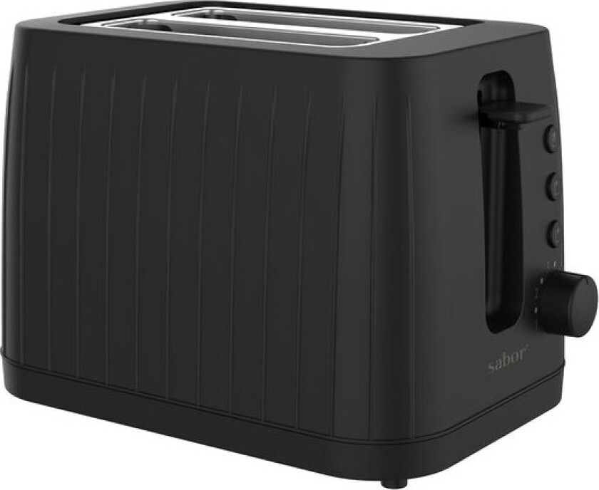 Select brødrister 2 skiver svart/blank