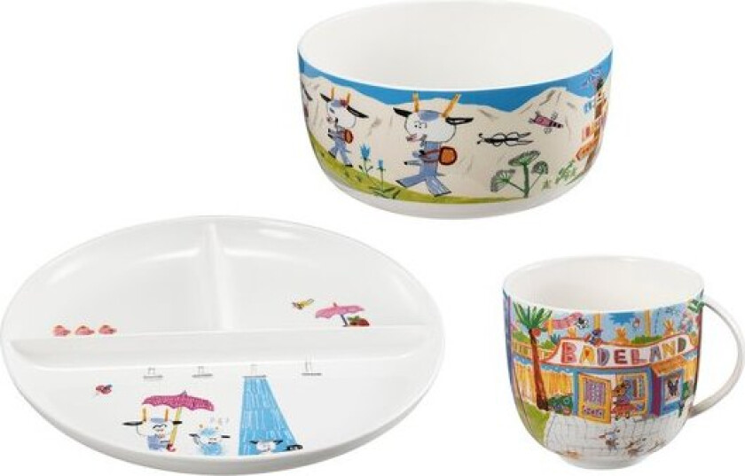 Bilde av Bukkene Bruse barneservise 3 deler