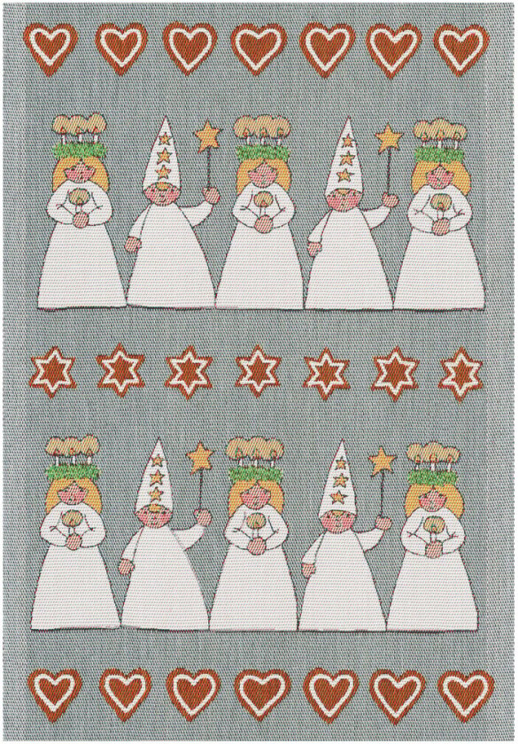 Luciamorgon kjøkkenhåndkle 35x50 cm Multi