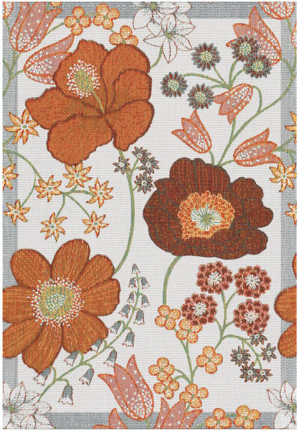 Kvällsblom kjøkkenhåndkle 35x50 cm Multi