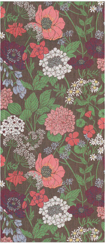 Blomsterfång bordløper 35x80 cm Multi