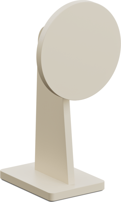 Buffer bokstøtte Ivory
